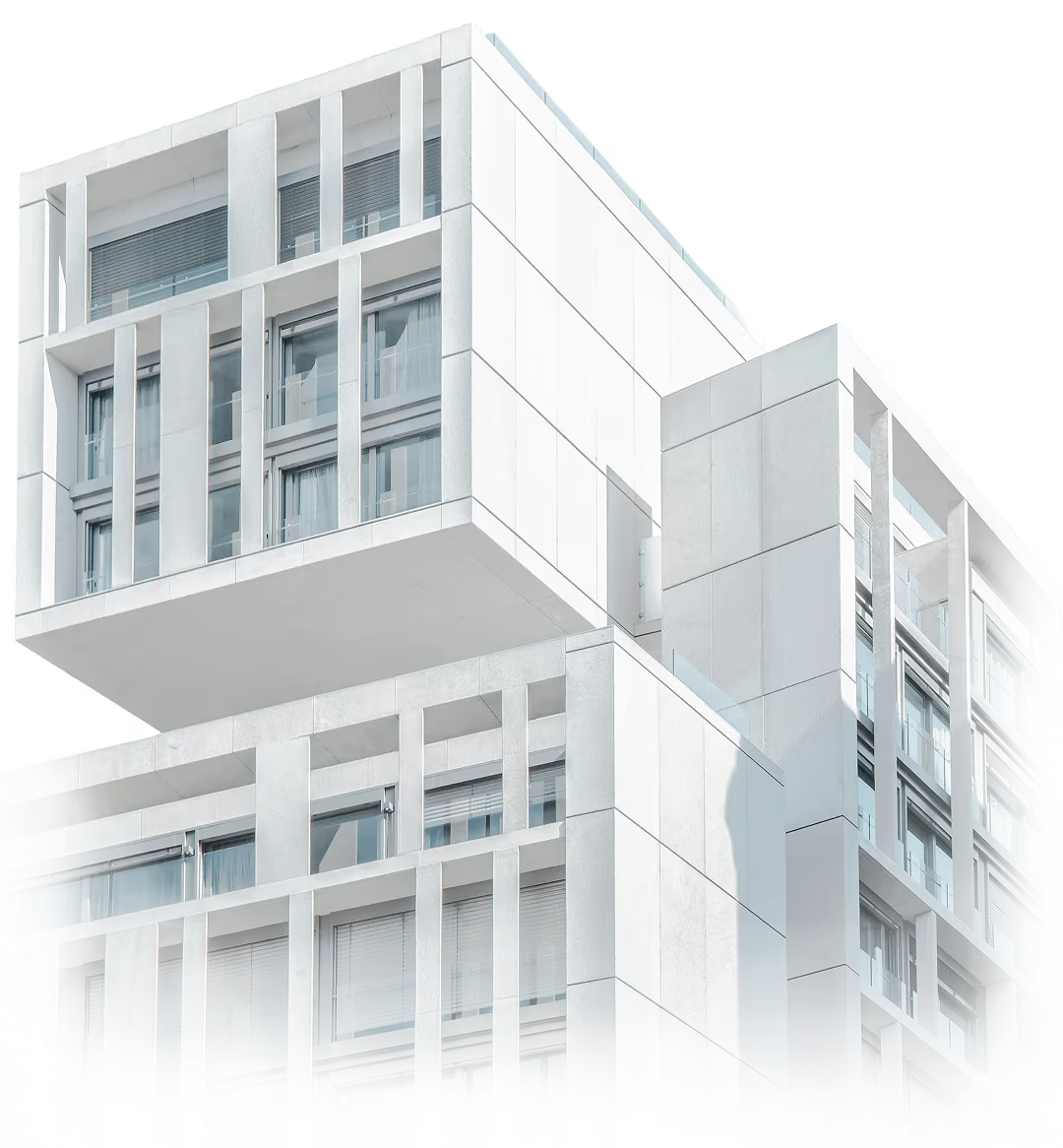 Moderní bytový dům reprezentující investiční projekty Resot